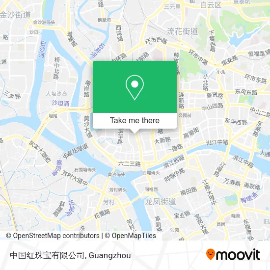 中国红珠宝有限公司 map
