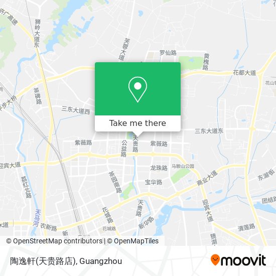 陶逸軒(天贵路店) map