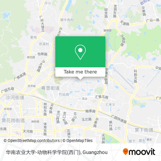 华南农业大学-动物科学学院(西门) map