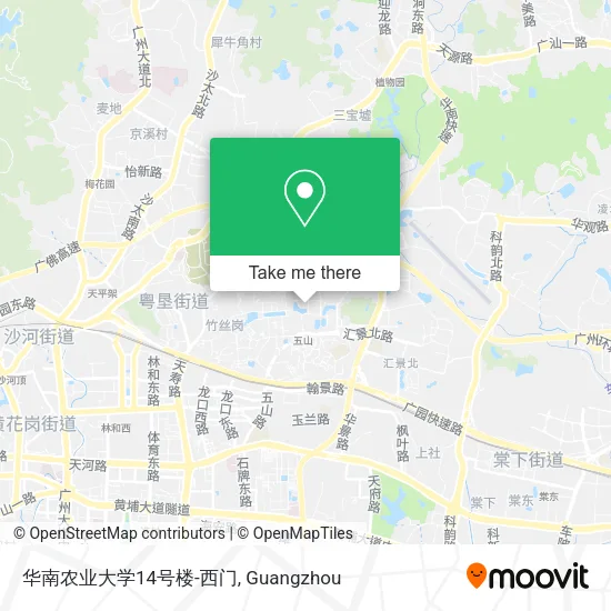 华南农业大学14号楼-西门 map