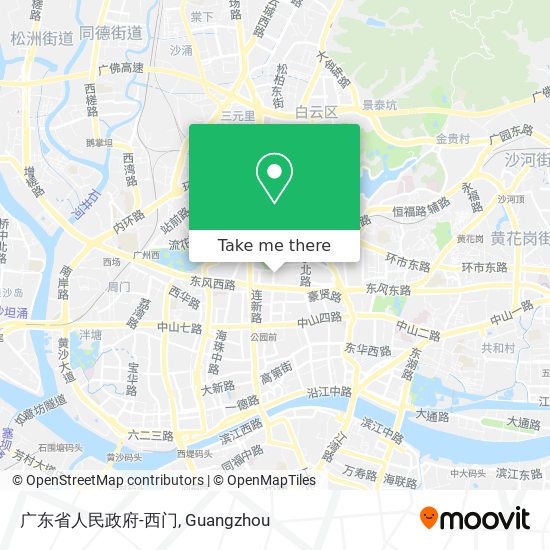 广东省人民政府-西门 map