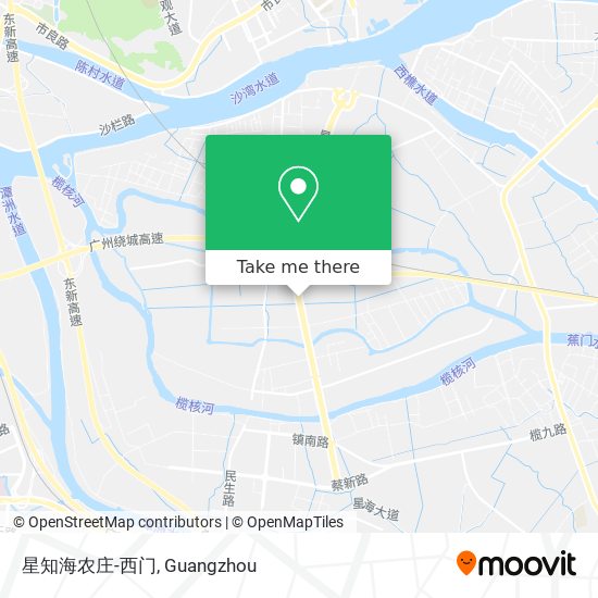 星知海农庄-西门 map