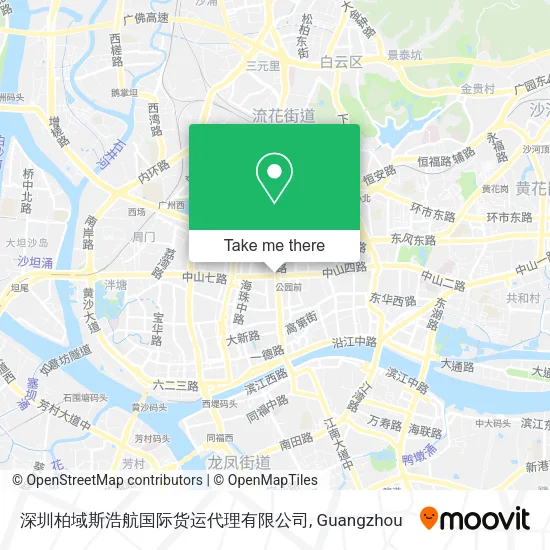 深圳柏域斯浩航国际货运代理有限公司 map