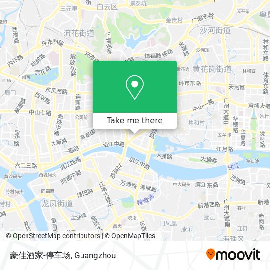 豪佳酒家-停车场 map