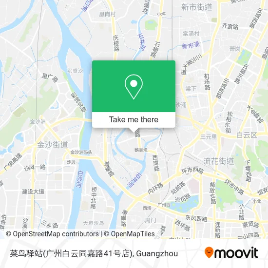菜鸟驿站(广州白云同嘉路41号店) map