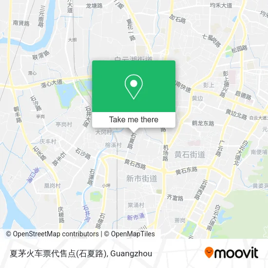 夏茅火车票代售点(石夏路) map