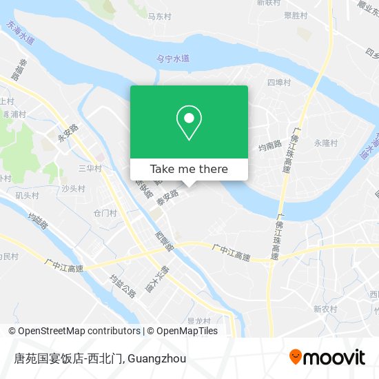唐苑国宴饭店-西北门 map