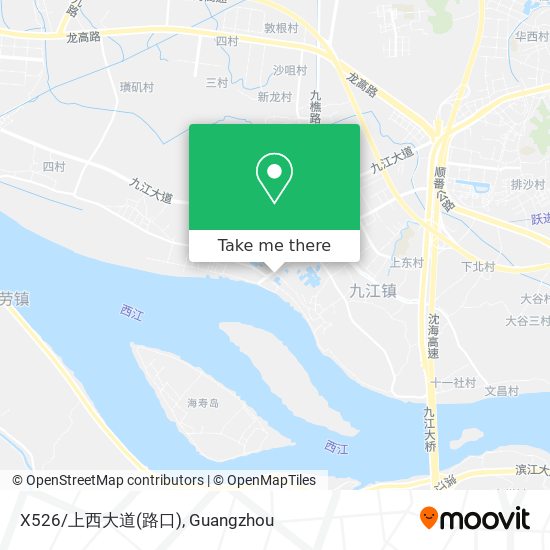 X526/上西大道(路口) map