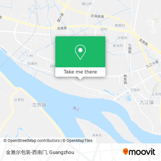 金雅尔包装-西南门 map