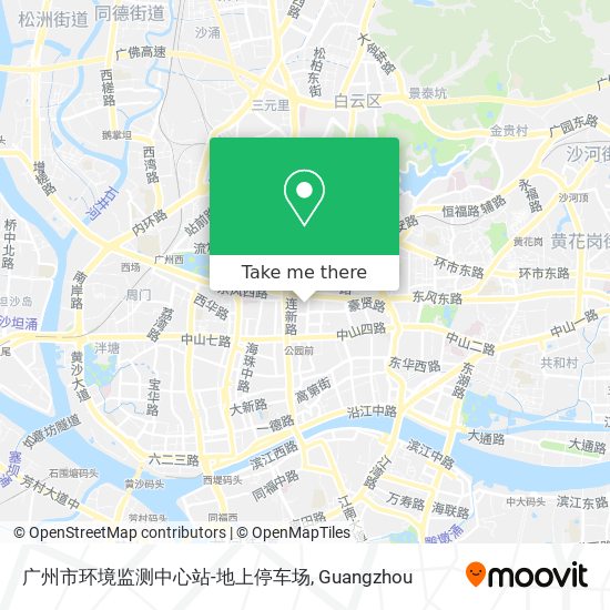 广州市环境监测中心站-地上停车场 map