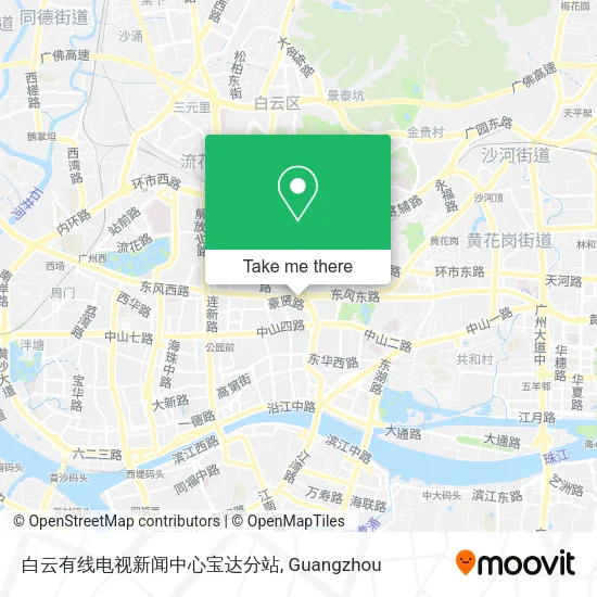 白云有线电视新闻中心宝达分站 map