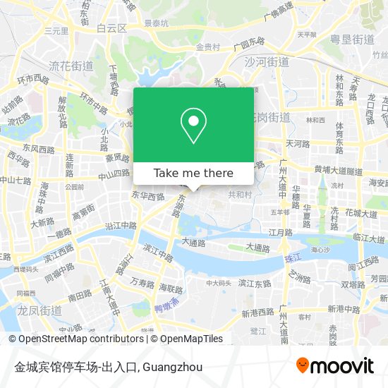 金城宾馆停车场-出入口 map