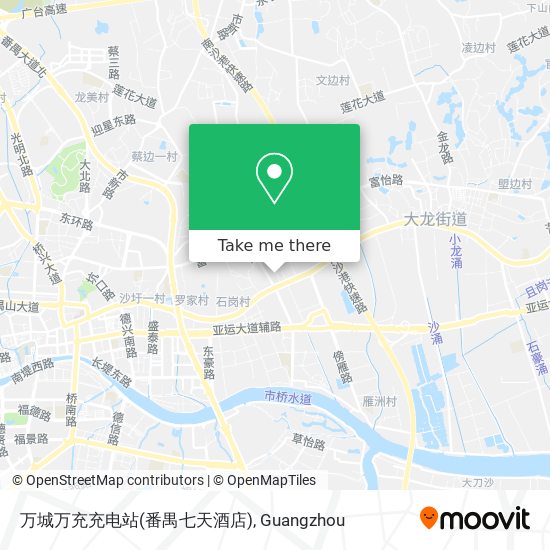 万城万充充电站(番禺七天酒店) map