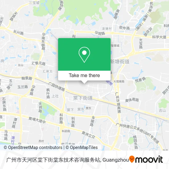 广州市天河区棠下街棠东技术咨询服务站 map
