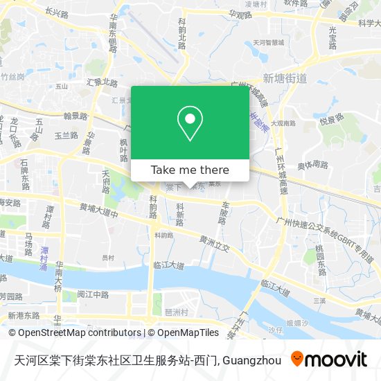 天河区棠下街棠东社区卫生服务站-西门 map