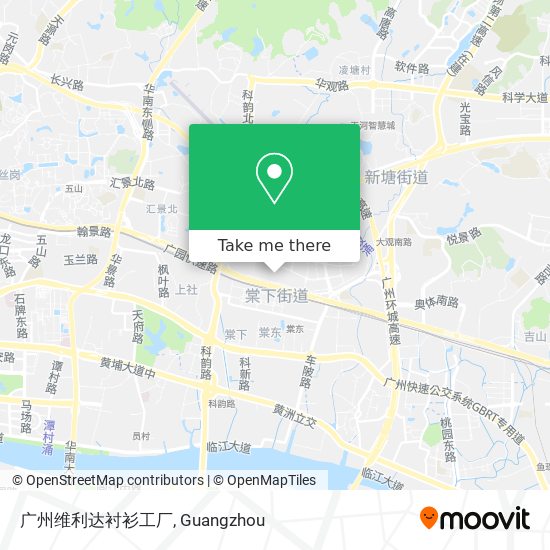 广州维利达衬衫工厂 map