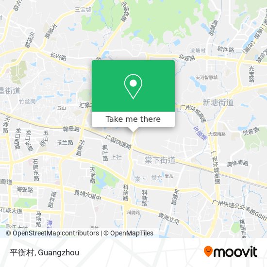 平衡村 map