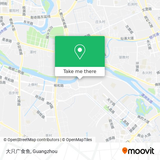 大只广食鱼 map