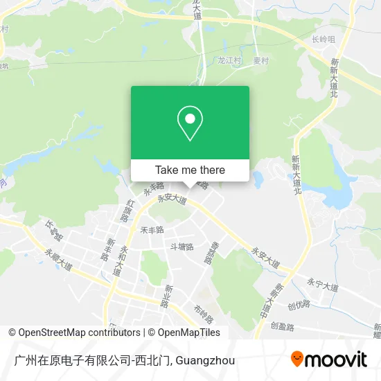 广州在原电子有限公司-西北门 map