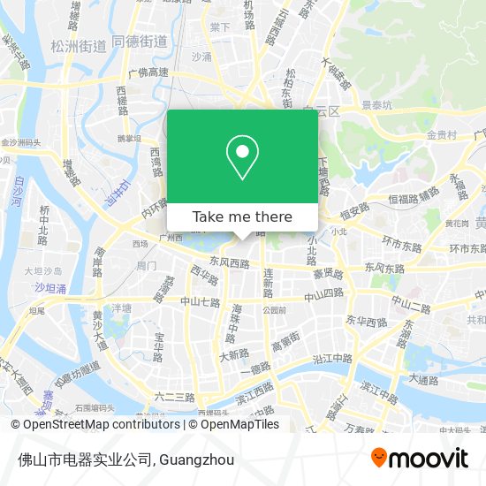 佛山市电器实业公司 map