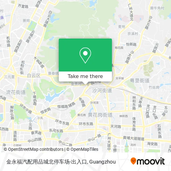 金永福汽配用品城北停车场-出入口 map