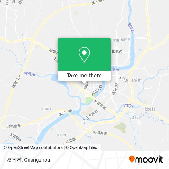 城南村 map