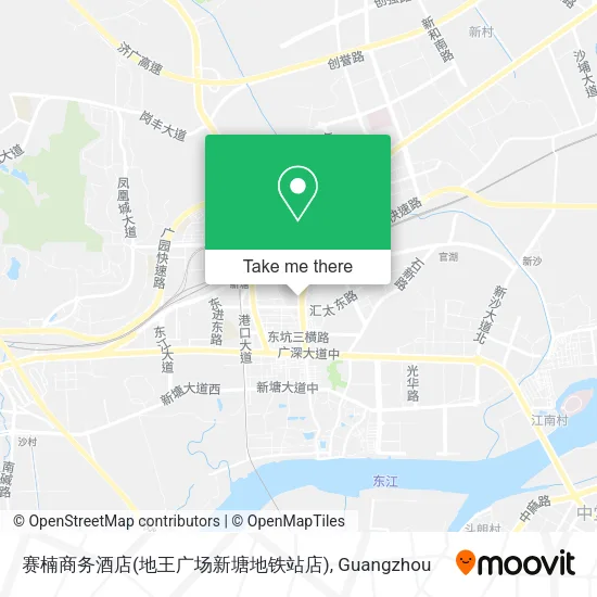 赛楠商务酒店(地王广场新塘地铁站店) map