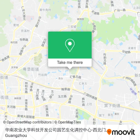 华南农业大学科技开发公司园艺生化调控中心-西北门 map