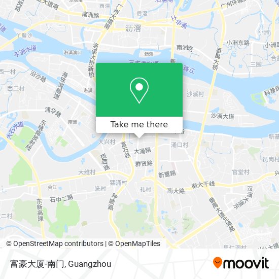 富豪大厦-南门 map