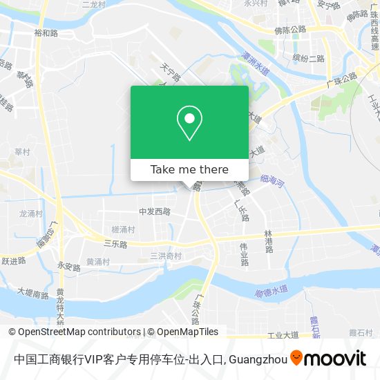 中国工商银行VIP客户专用停车位-出入口 map