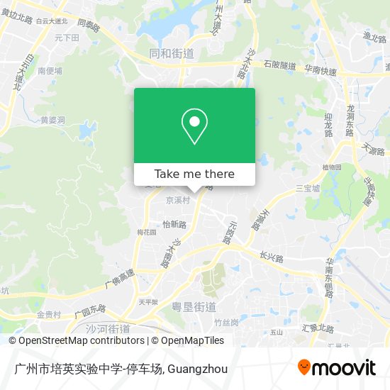 广州市培英实验中学-停车场 map