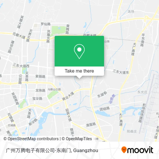 广州万腾电子有限公司-东南门 map