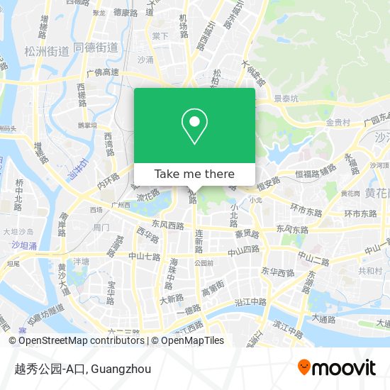 越秀公园-A口 map