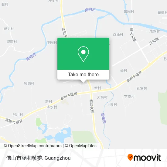 佛山市杨和镇委 map