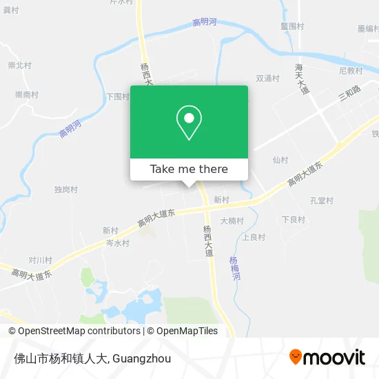佛山市杨和镇人大 map