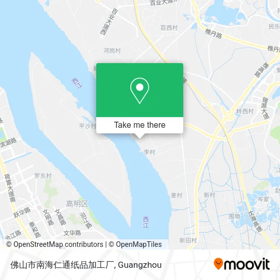 佛山市南海仁通纸品加工厂 map