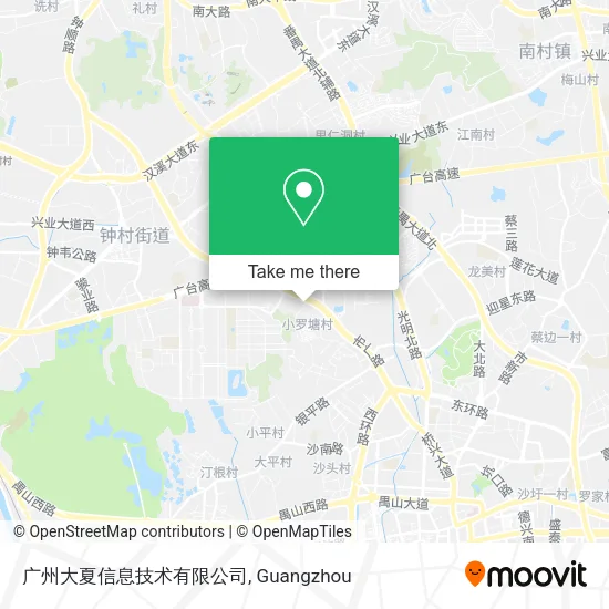 广州大夏信息技术有限公司 map