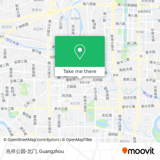 兆祥公园-北门 map