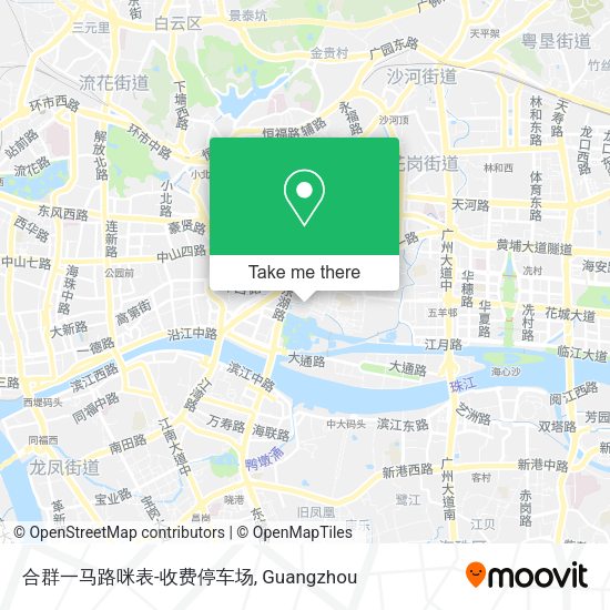 合群一马路咪表-收费停车场 map