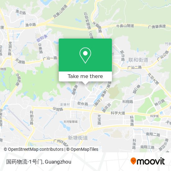 国药物流-1号门 map