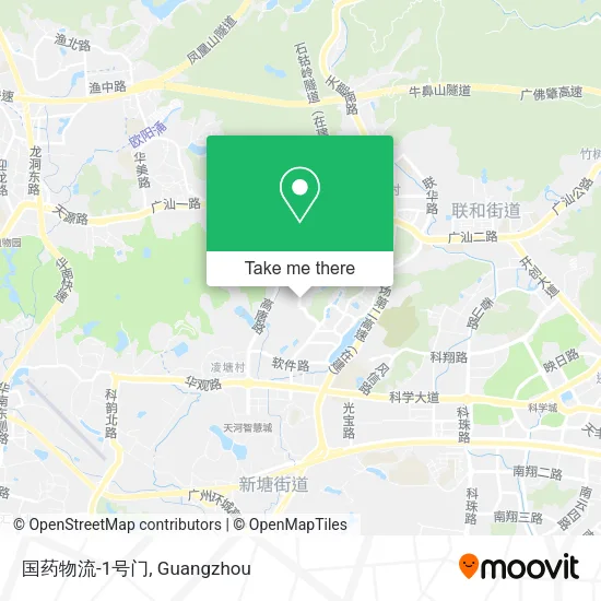 国药物流-1号门 map