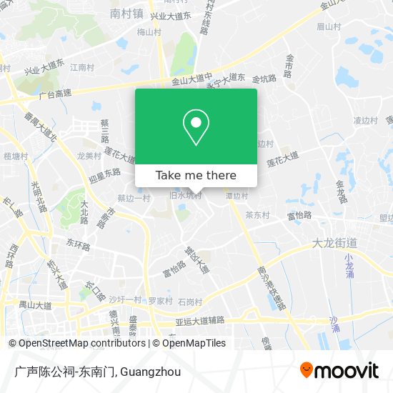 广声陈公祠-东南门 map