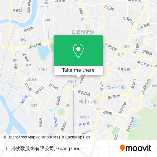 广州牧歌服饰有限公司 map