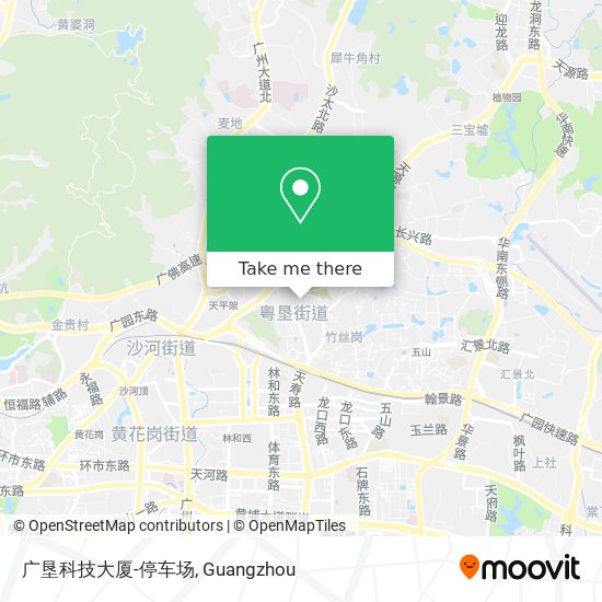 广垦科技大厦-停车场 map