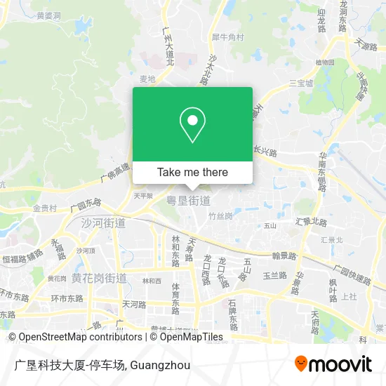 广垦科技大厦-停车场 map