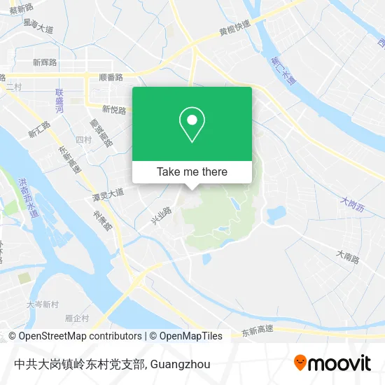 中共大岗镇岭东村党支部 map