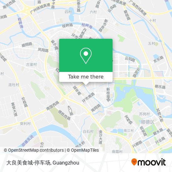 大良美食城-停车场 map
