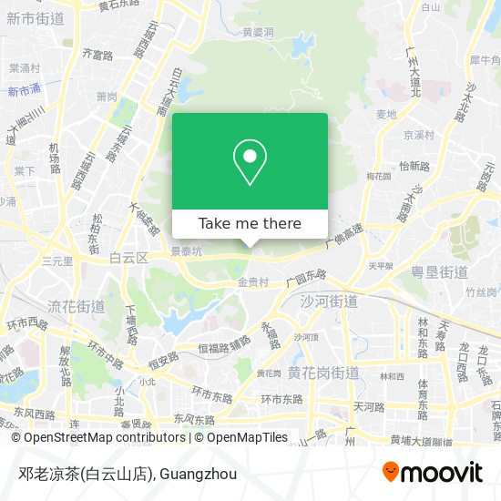 邓老凉茶(白云山店) map