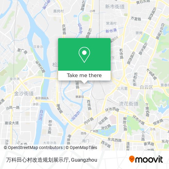 万科田心村改造规划展示厅 map