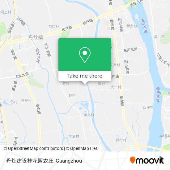 丹灶建设桂花园农庄 map